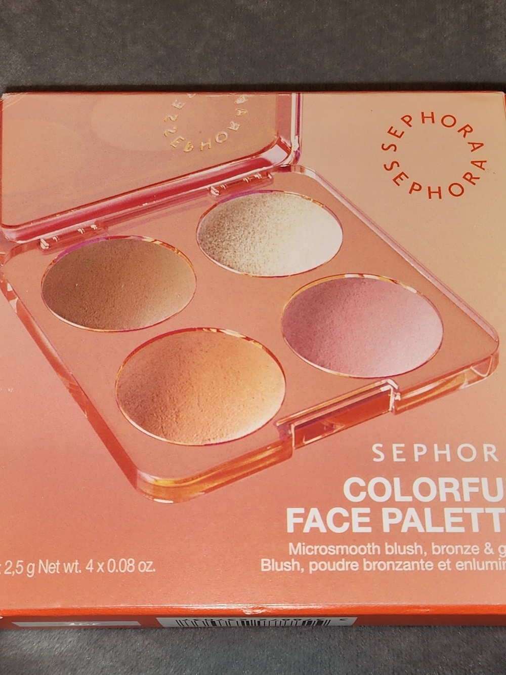 Sephora Pink & Peach Blush and Bronze Face Palette